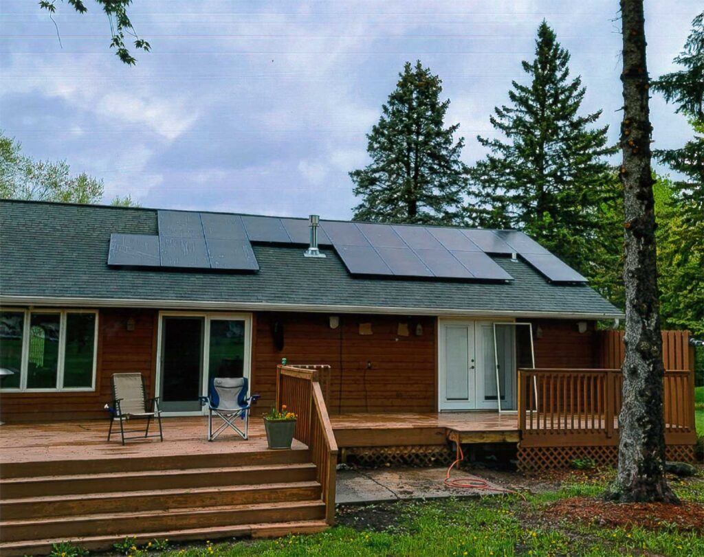 Solar Panels for Real Estate and Homeowners, solar panels on home in Wisconsin